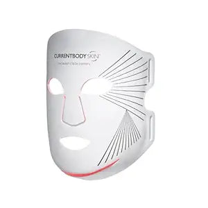 CurrentBody Red Light Therapy LED Face Mask: Series 2 Advanced Anti-Aging, Reduce wrinkles, Best-fit coverage, All skin types, Cordless, Auto shut-off, 10-min session, Storage bag