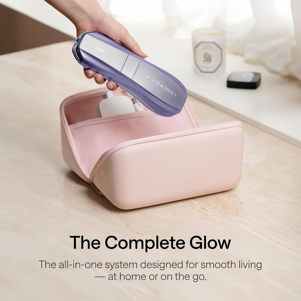Ulike Laser Hair Removal Air 10 Deluxe Version IPL for for Women and Men with Ice-Cooling Technology, Nealy Painless and Permanent Hair Reduction, at Home Hair Removal in 10mins with Skin Sensor